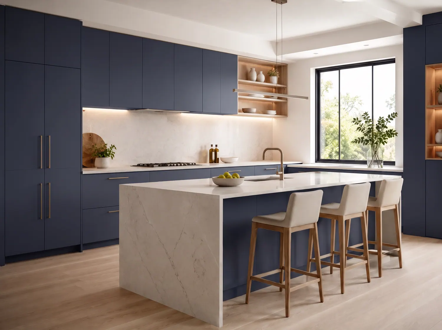 Platinum Anti-Fingerprint kitchen